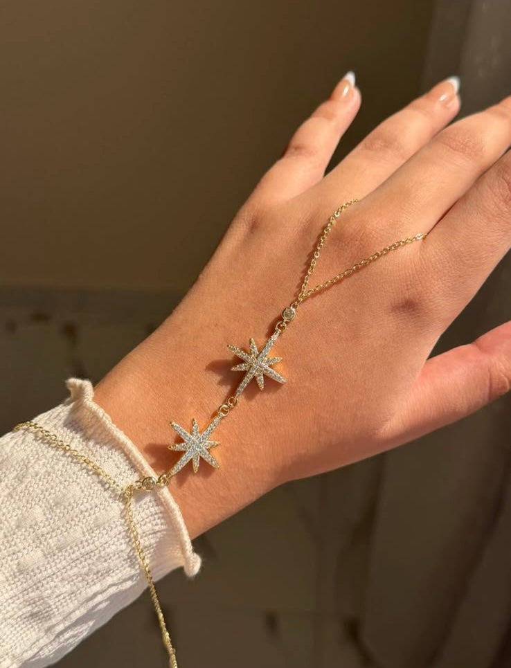 Stars hand chain