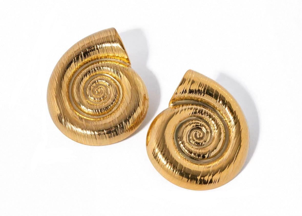 Snail earrings