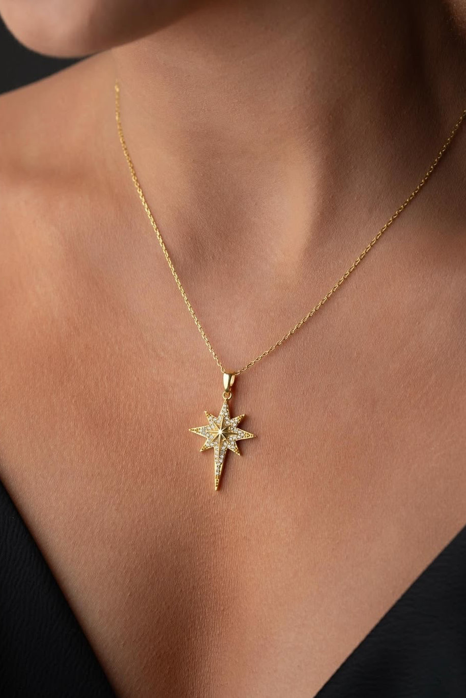 North star necklace