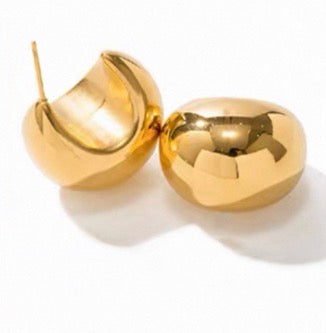 Hoops set 2 earrings Hailey Bieber inspired
