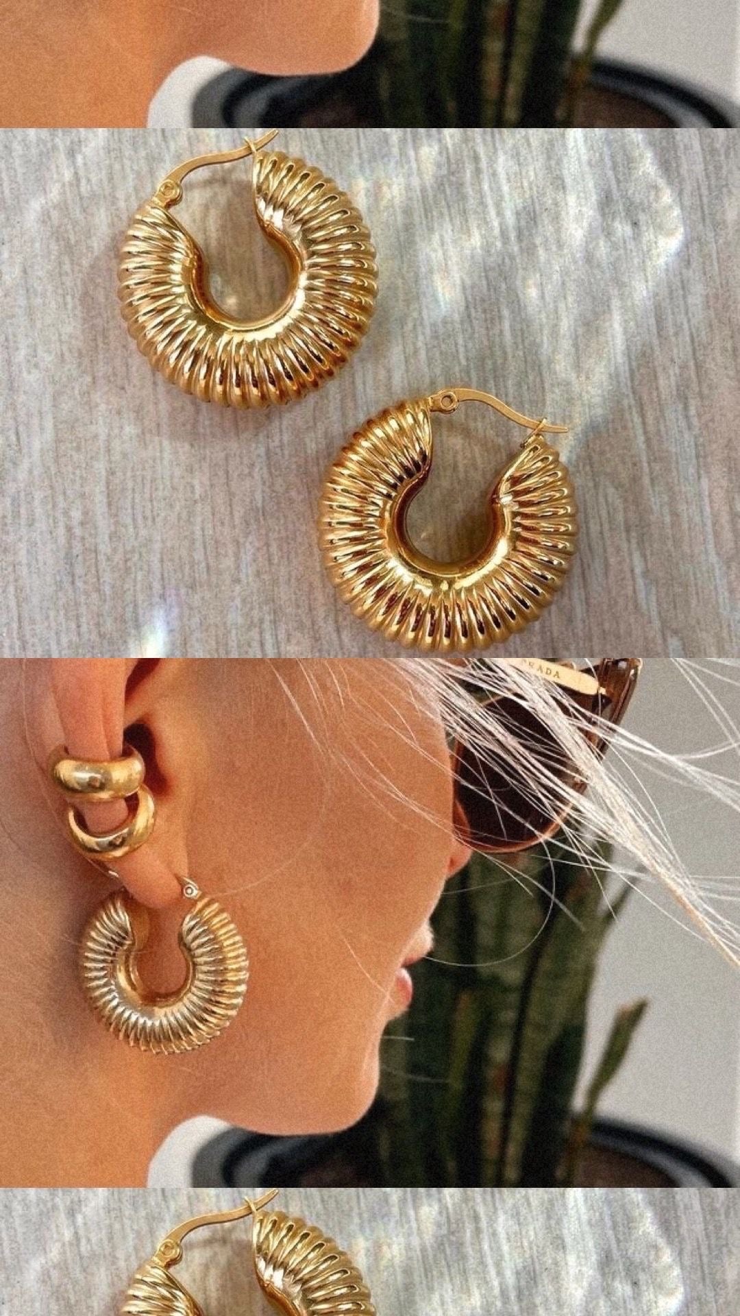 Hoops earrings set 1