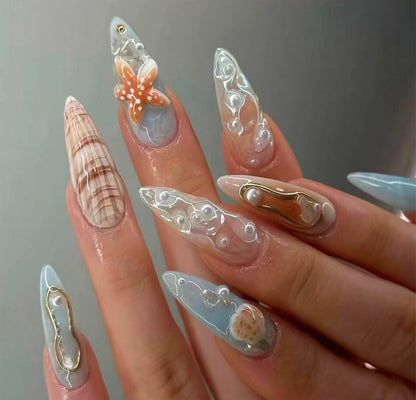 Summer nails 24ps