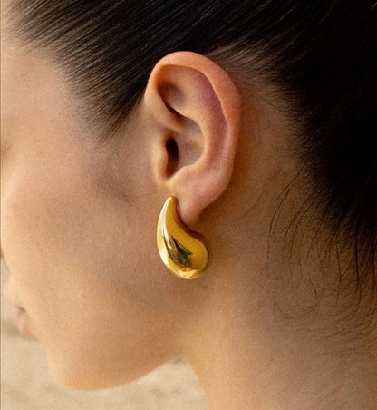 Hoops set 2 earrings Hailey Bieber inspired