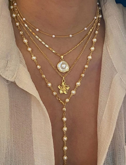 4 layers necklace
