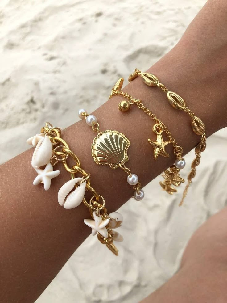 Hand chain and bracelets