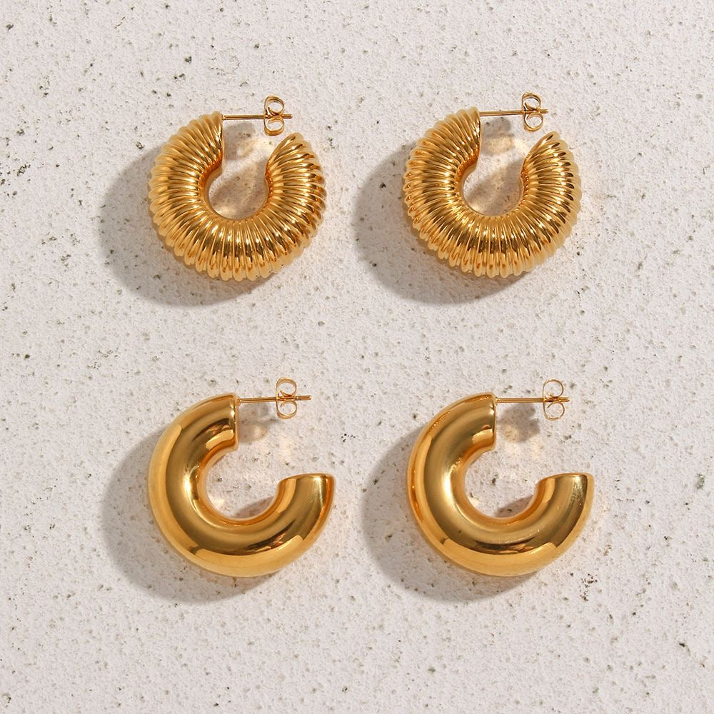 Hoops earrings set 1