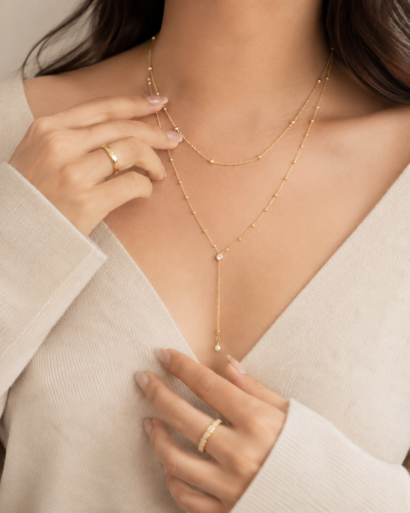 Drop necklaces