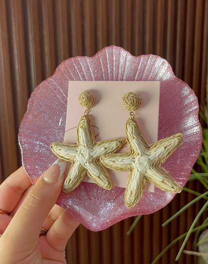 Starfish hand made earrings
