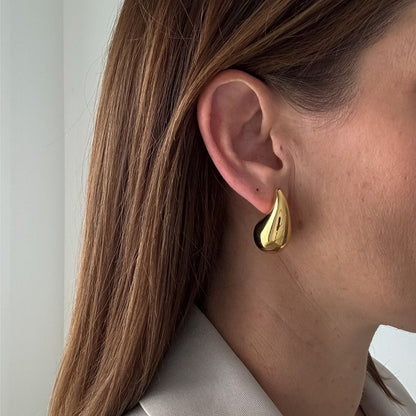 Hoops set 2 earrings Hailey Bieber inspired
