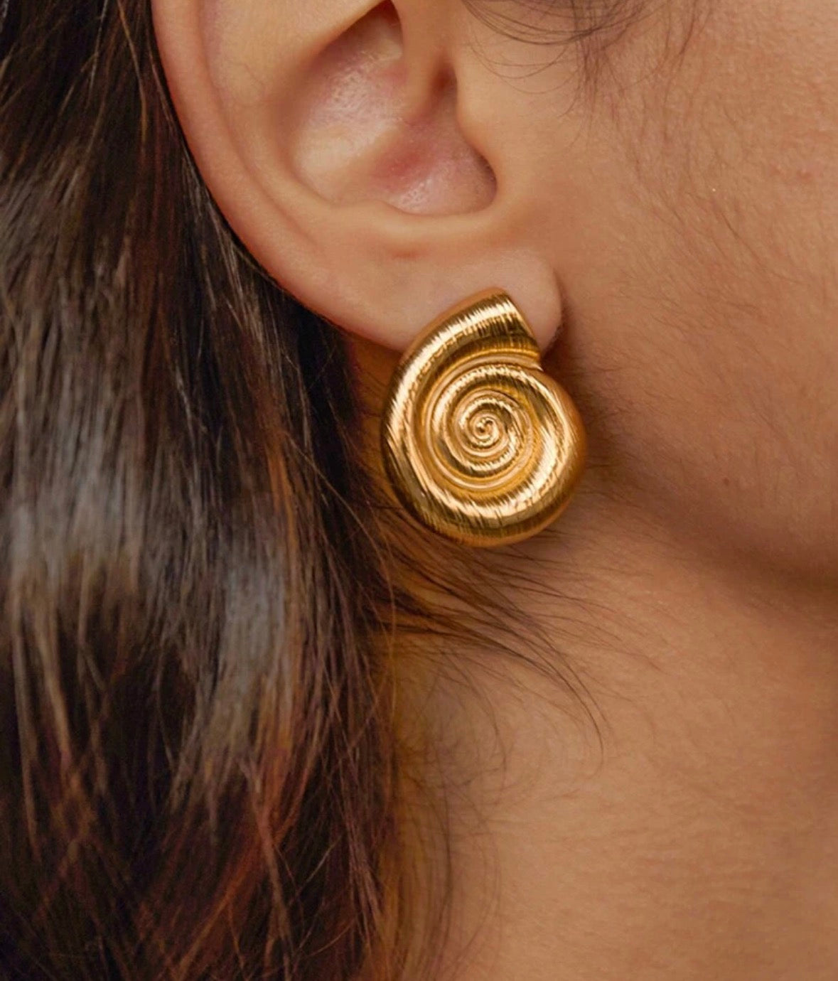 Snail earrings