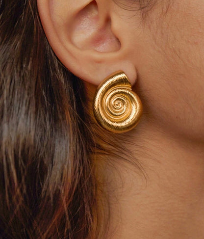 Snail earrings