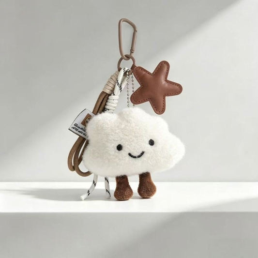 Cloud key chain & bag charm